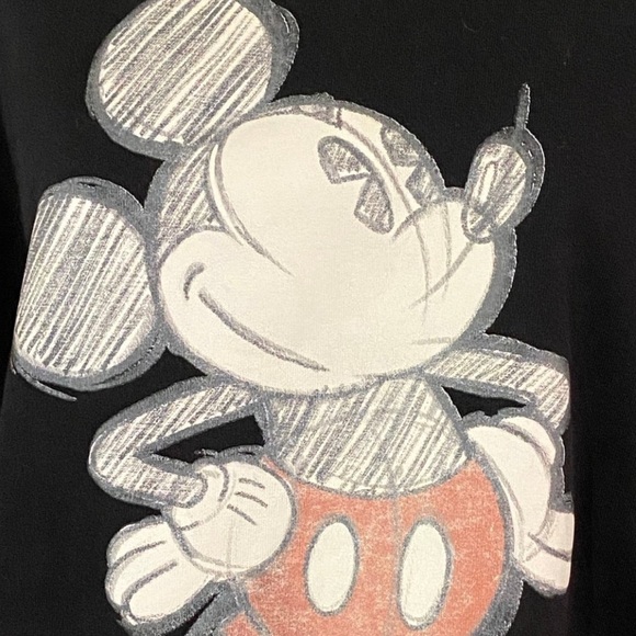 Disney x Champion Mickey Mouse T-Shirt Adult M Black Retro Cartoon Graphic Tee - Picture 7 of 9